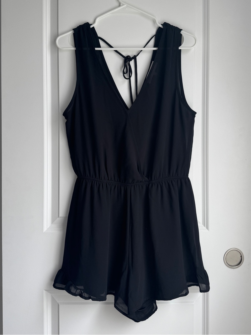 ASTR The Label sleeveless black romper size M
